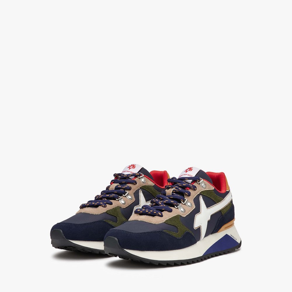 Basket W6YZ Navy/Army Green Homme | DIJ-70468493